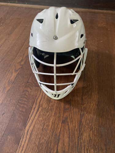 White Adult Player's Warrior Evo Helmet