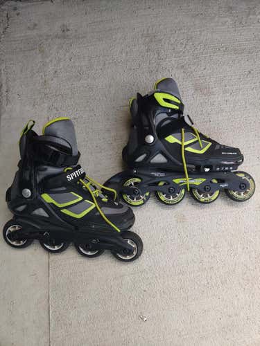 Used Size 5-8 Adjustable Boys Rollerblade Spitfire XT -