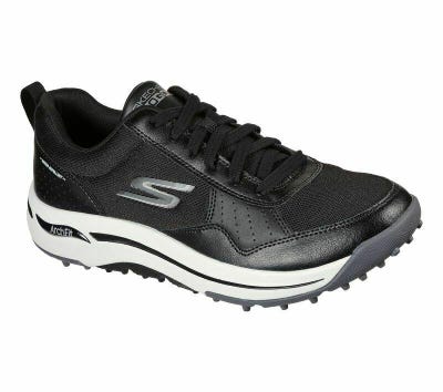 Skechers GO GOLF Arch Fit - Line Up 214018 Golf Shoe - Black/White