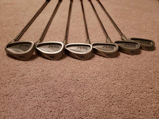 King Cobra II Oversize Irons 3 4 5 6 8 9 Steel Shaft Regular Flex Original Grips