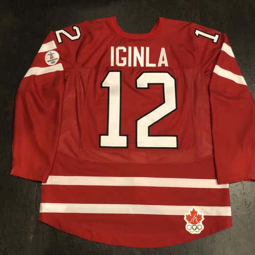 Authentic NIKE Swift Team Canada IGINLA 2010 Olympic Jersey Sz 56 **LIMITED EDITION**