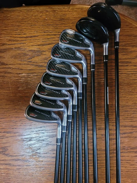 Used Men's Nickent 3DX Right Handed Iron Set Regular Flex Graphite Shaft