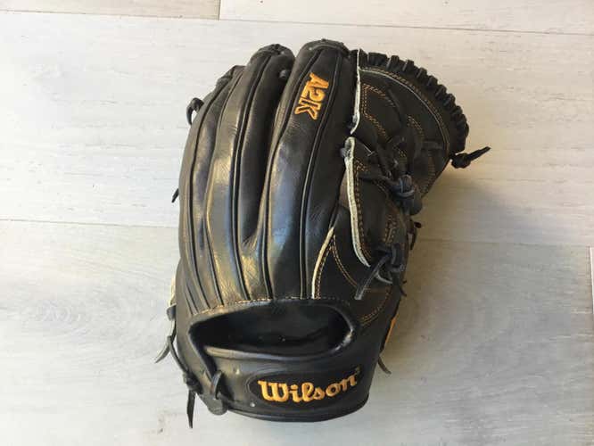 Black High School/College Pitcher's 12" A2K Baseball Glove