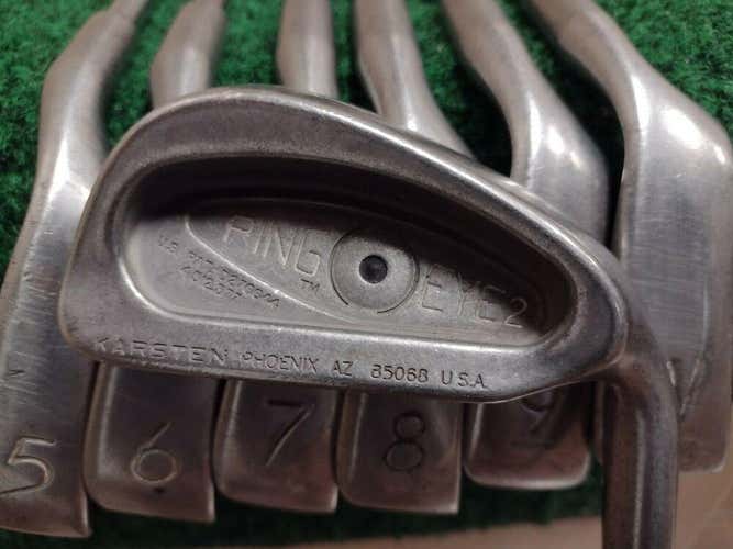 Ping Eye 2 Black Dot Iron Set 4-PW Steel Shaft Stiff Flex