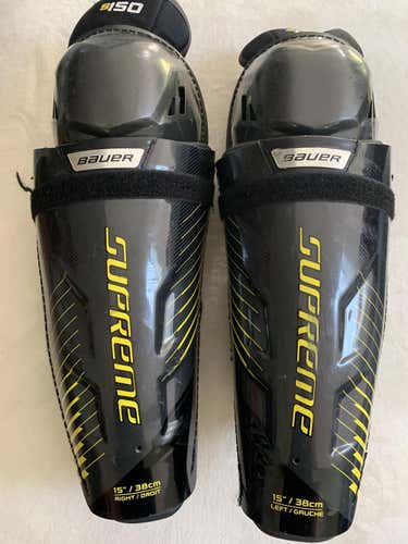 Used Bauer Supreme  S150 Shin Pads
