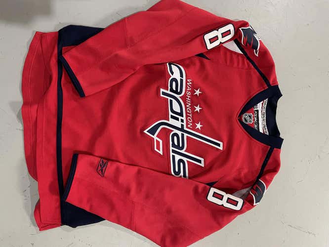 Red Adult Large Reebok  Jersey