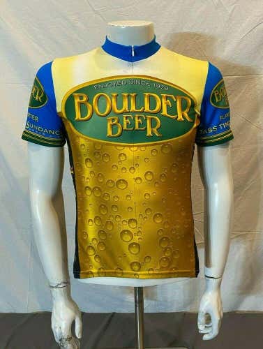 Primal Wear Boulder Beer Enjoyed Since 1979 3/4-Zip Cycling Jersey Men's Medium