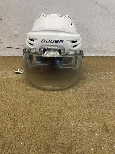 White Medium Bauer Pro Stock Re-Akt Helmet