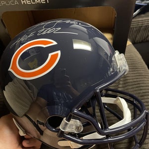 Dan Hampton signed Bears Replica helmet