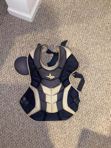 Blue Used All Star Catcher's Chest Protector