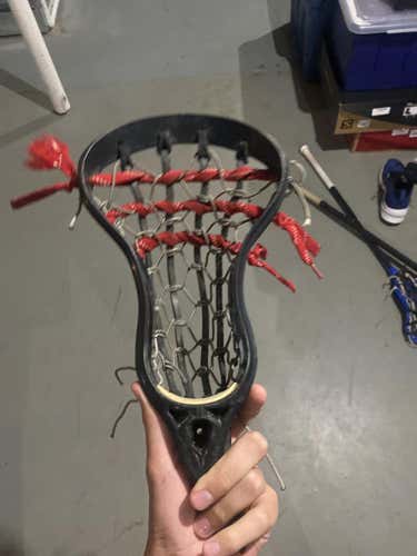 Black Traditional Used Attack & Midfield Strung Vital Head