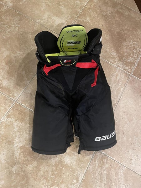 Black Used Junior XL Bauer VAPOR 2X Hockey Pants