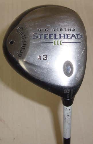 Callaway Big Bertha Steelhead III  3 Wood System III Firm Flex Graphite RH