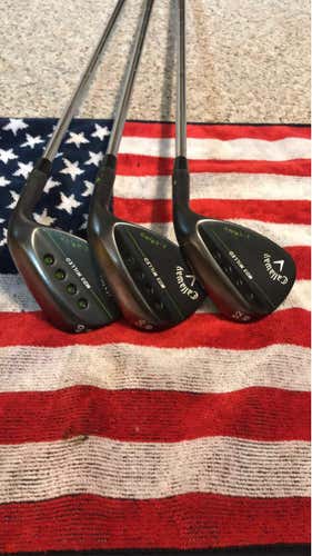 Callaway MD3 Black Wedge Set