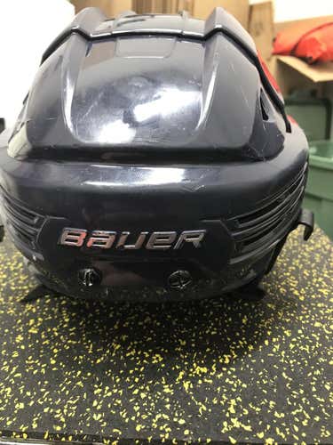 Blue Used Small Bauer  Re-Akt 200 Helmet