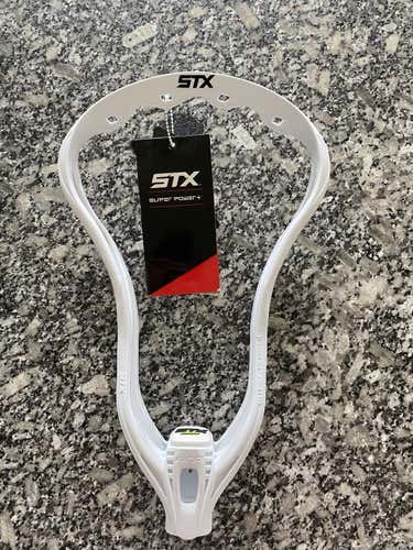 White New Attack & Midfield STX Unstrung Super Power Plus Head