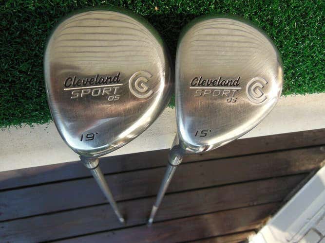 Cleveland SPORT OS (3 & 5) Fairway Wood Set w/ Sport Series Regular Flex - LEFTY