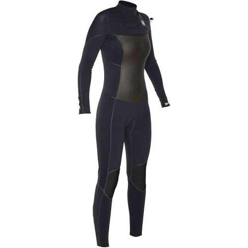 New $400 Women's Hurley Phantom 303 Wetsuit 3mm Full Suit Black Size 4