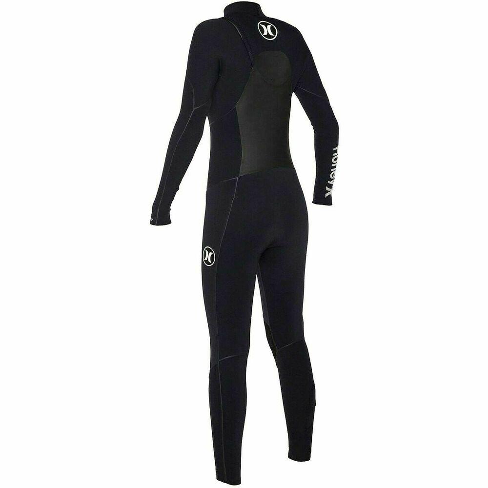 NWT $400 Women's Hurley Phantom 303 Wetsuit 3mm Full Suit Black Size 4 FREE SHIP 