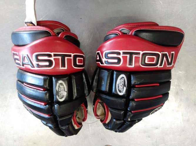 Used Easton Ergo 14" Ice Hockey Gloves