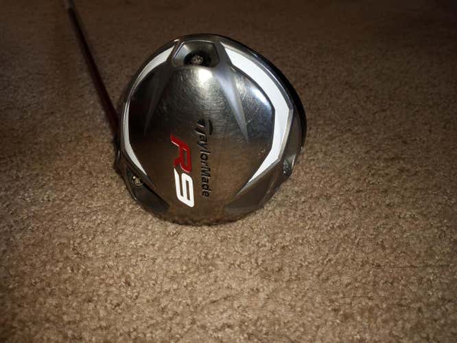 Used Men's TaylorMade Right Handed R9 Driver Stiff Flex 9.5 Loft