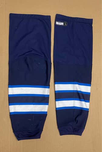 Winnipeg Jets Used Large Game socks