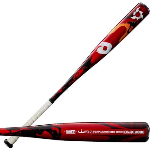 2021 DeMarini Voodoo One Piece Adult BBCOR Baseball Bat (-3oz) WTDXVOC21 - 33/30