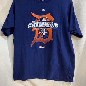 Detroit Tigers ALCS Champs 2012 Blue Tee XL