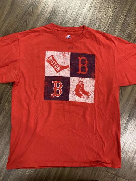 Vintage Boston Red Sox T Shirt Tee Majestic Size Xtra Large XL 