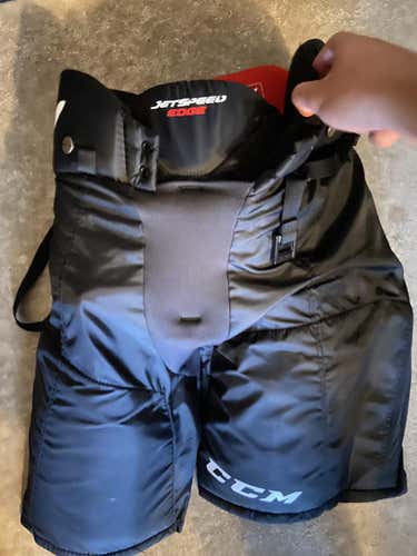 Black Senior Medium CCM  JetSpeed Edge Hockey Pants