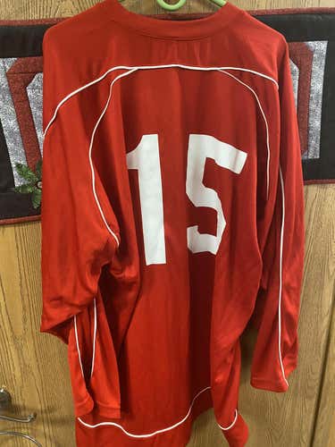 Red Unisex XXXL Warrior Jersey