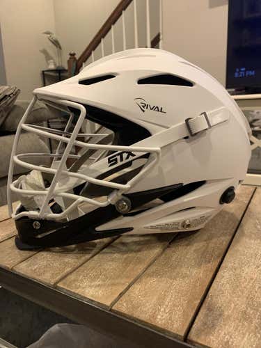 White STX Rival Helmet