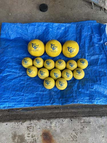 Used Softball Weighted Total Control Balls