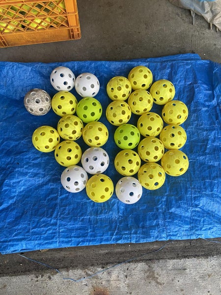 24 Used Whiffle Balls