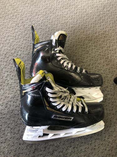 Used Bauer Supreme Comp Senior 8.5 Ice Skates Ice Hockey Skates