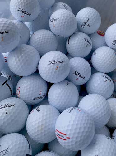 24 Used Titleist Velocity, TruFeel, NXT Tour, Assorted Golf Balls