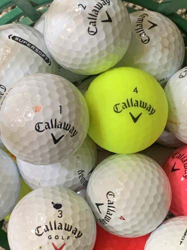 Callaway 50 Multicolored Golf Balls (see Description)