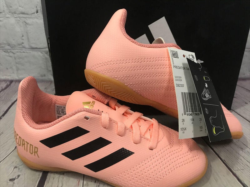 afdrijven Voorverkoop Uitsteken Adidas Predator Tango 18.4 Size 10.5 Pink Youth Indoor Soccer Shoes New  With Box | SidelineSwap