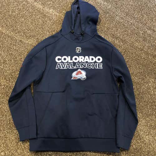 Colorado Avalanche Blue Adult Medium Adidas Hoodie