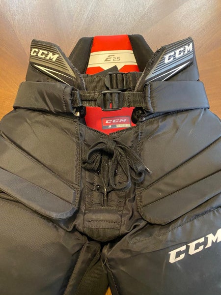 Black Used Large CCM E2.5 Hockey Goalie Pants