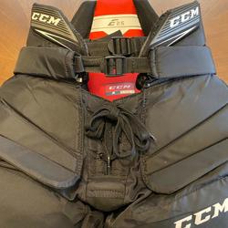 Black Used Large CCM  E2.5 Hockey Goalie Pants