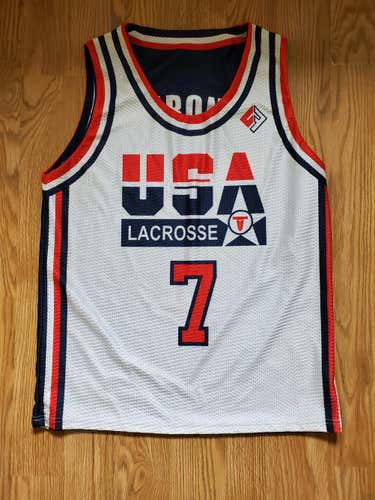 Throne Lacrosse USA Basketball Themed Pinnie