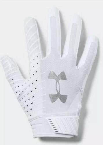 UA UNDER ARMOUR spotlight ADULT RECEIVER FOOTBALL GLOVES, 1326218-100 SFIA M/medium