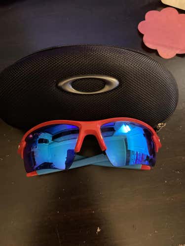 Blue Unisex Oakley Flak 2.0 Sunglasses