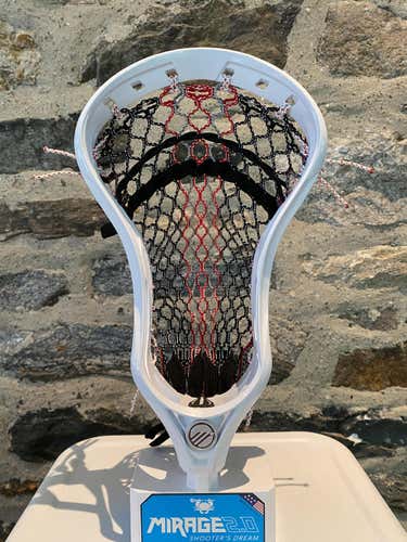 White New Attack & Midfield Maverik Strung Tactik 2.0 Head