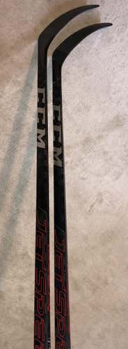2 Pack - CCM LH JetSpeed FT3 Pro Hockey Stick -  85 flex - p92 Curve - Tall Blade