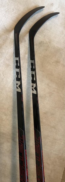2 Pack - CCM LH JetSpeed FT3 Pro Hockey Stick - 85 flex - p92 Curve - Tall Blade