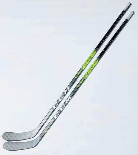 New 2 Pack CCM AS2 Pro Hockey Sticks (Supertacks 2.0) RH P91 90 Flex Gloss Finish 69.5"