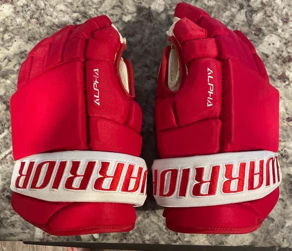Warrior Alpha QX 14" Pro Stock Gloves