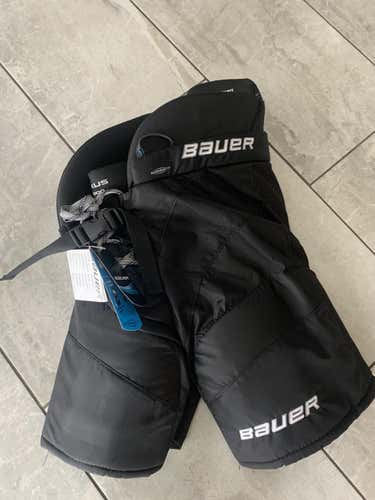 Black Junior Large Bauer  NEXUS 9000 Hockey Pants